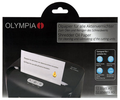 Olympia 9130 Accesorio Destructoras Paper 12 Pieces Oil Lubricante — image 1