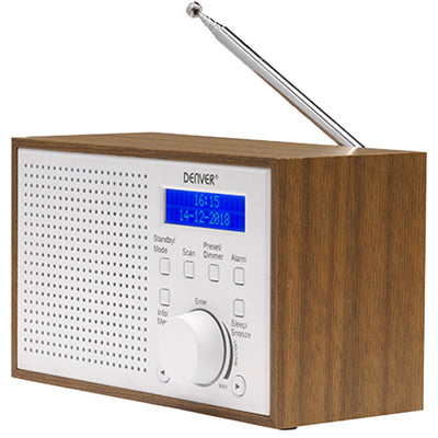 Denver DAB-46 White Radio — image 1