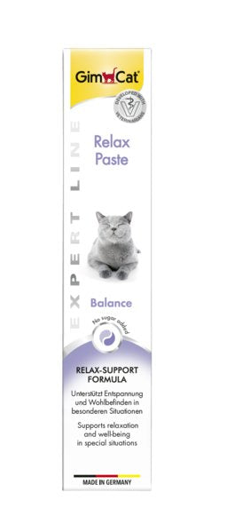 Gimcat Expert Line Relax Pasta - Snack Gatos Funcional Que Favorece Relajación And Wellbeing Gato - 1 Tubo (1