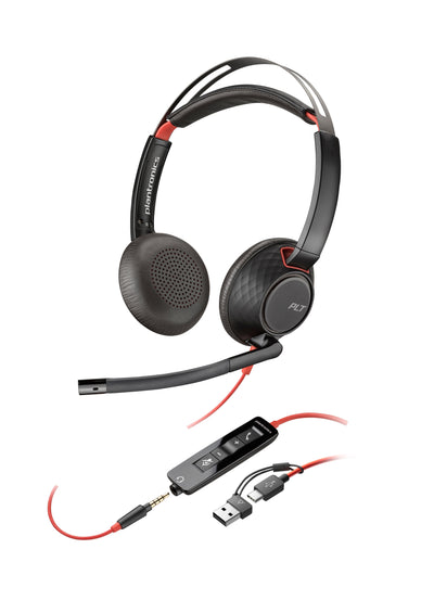 Poly Plantronics Blackwire C5220 USB-C Headphones With Microphone - Cancelacion Ruido - Diadema Metalica Acolc — image 1