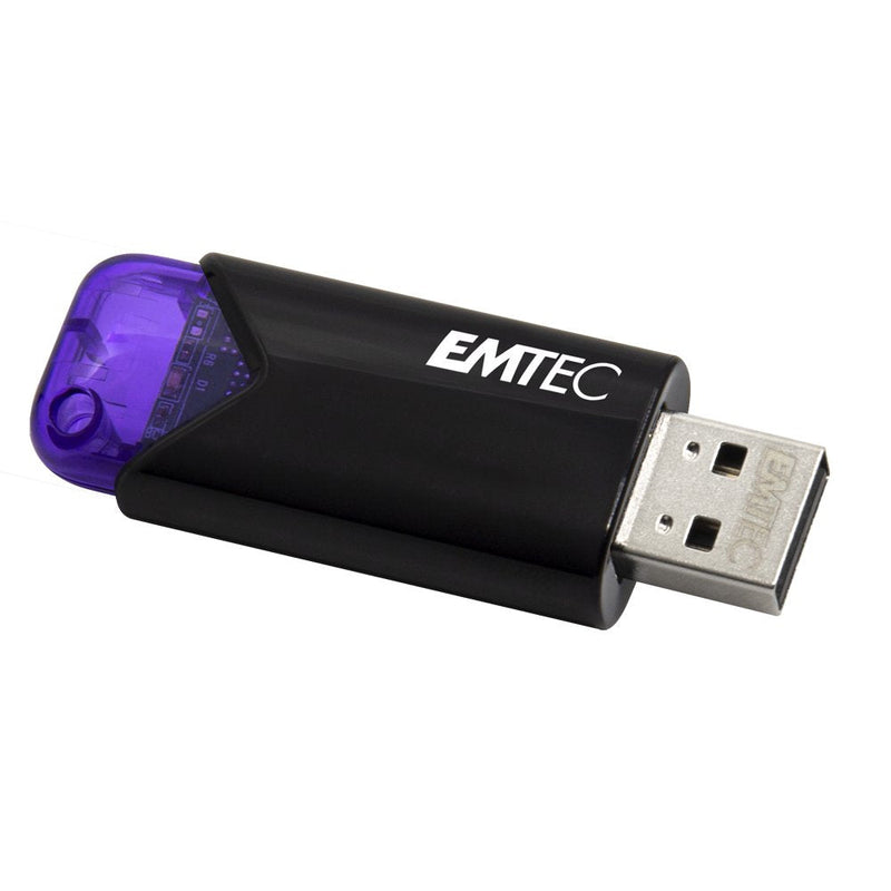 Emtec Click Easy Unidad Flash USB 128GB USB Tipo a 3.2 Gen 1 (3.1 Gen 1) Negro Violet