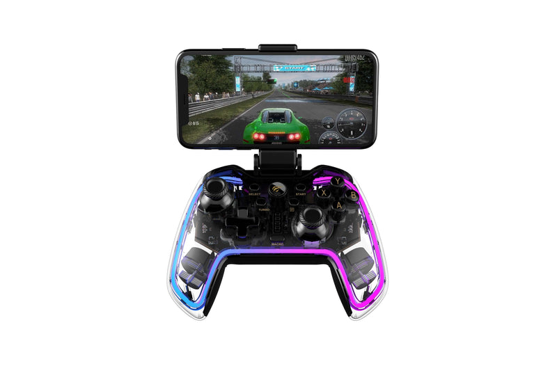 Havit 6939119064648 Controller And Wheel Transparent Bluetooth Gamepad Android, PC, Playstation 4, Playstation