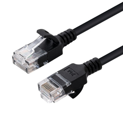 Microconnect V-UTP601S-SLIM Network Cable Black 1M CAT.6 U/UTP (UTP) — image 1