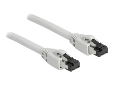 Delock Network Cable RJ45 CAT.8.1 S/FTP 5M Bis 40Gbps Grey — image 1