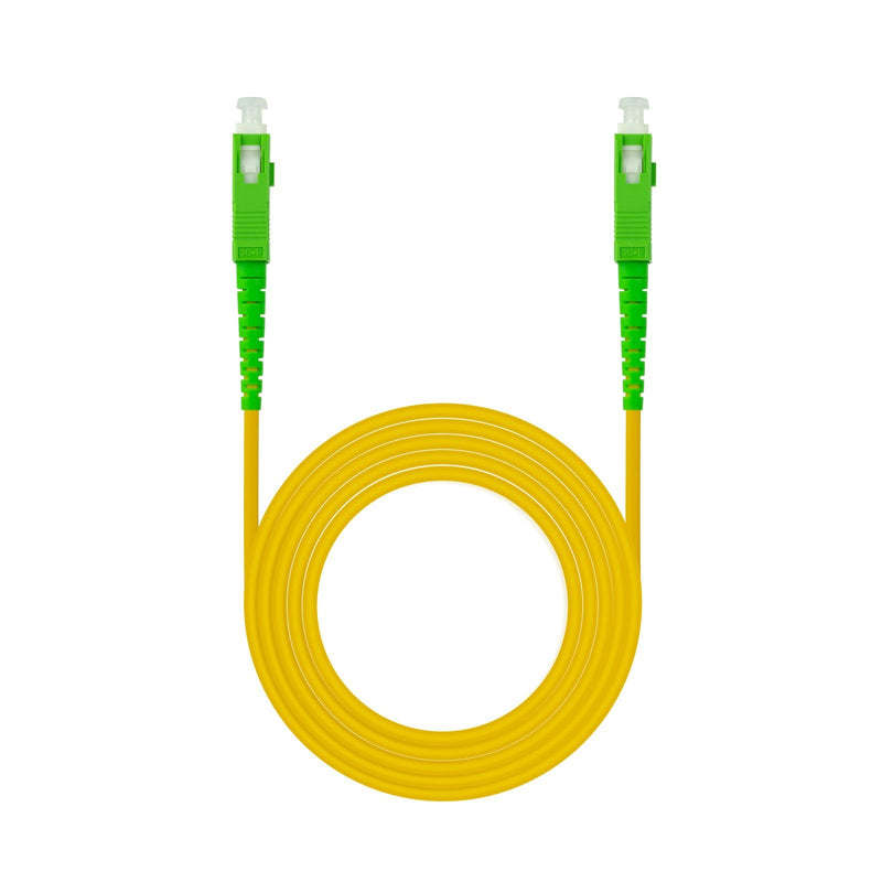 Nanocable Cable Fibre Sc/Apc-sc/Apc Monomodo Lszh 10M - Yellow