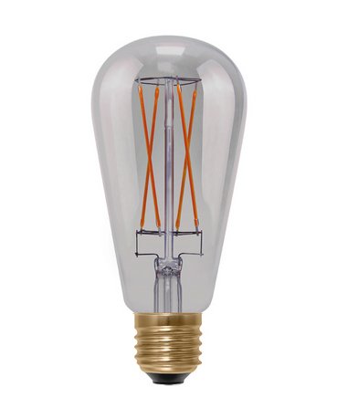 Segula LED Rustika Long Style Grey Smoke E27 5W 1900K DIMM