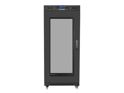 Lanberg Cabinet Rack 19 Pie 15U/800X1000 LCD With Door Mesh Black (flat Pack) FF01-8015-23BL — image 1