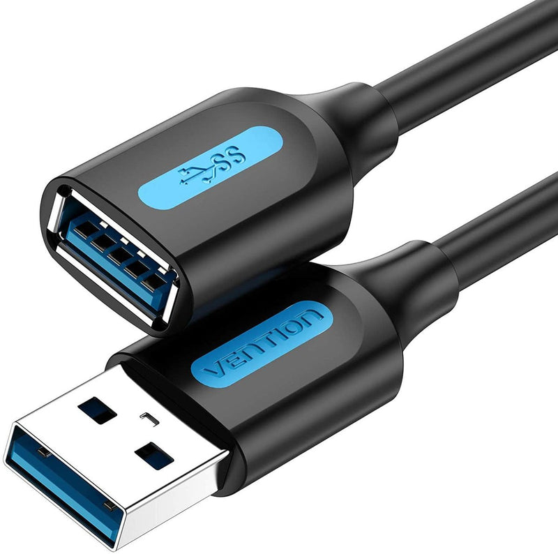 Vention Cable Alargador USB 2.0 Cbibj USB Male USB Female 480Mbps 5M Black