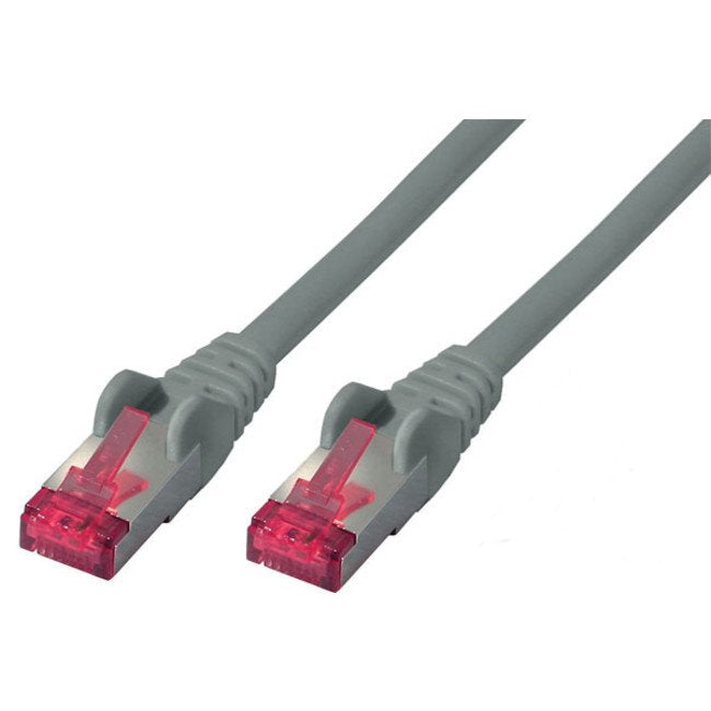 Network Cable CAT.6A RJ45 S STP 20M Grey Libre Halógenos Ghmt Zertifizier