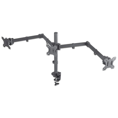 Manhattan Stand Monitor Desk Motion Articulado, 3 Screens Planas 13A 27MÁXIMO 7KG Cada — image 1