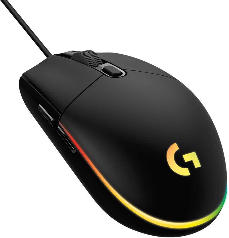 Logitech Mouse G203 Lightsync Gaming Black 910-005796