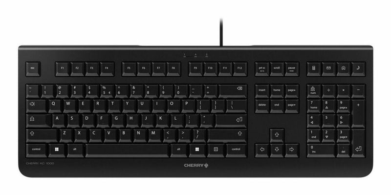 Cherry Kc 1000 Keyboard Universal USB Azerty Belga Black