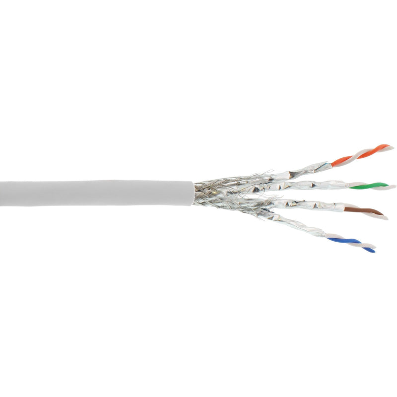 Inline Network Cable S/FTP Pimf CAT.6A Libre Halógenos 500MHZ White 100M