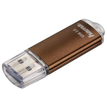 Hama Laeta Memory USB Flash Drive USB 3.0 With Cover - 32GB Capacity - 70MB/S Transferencia - Body Metallic - — image 1
