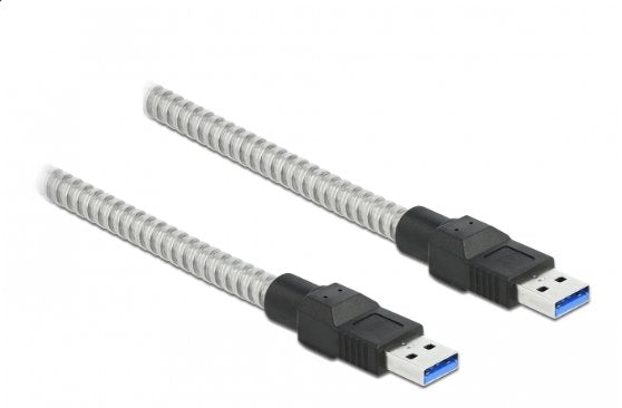 Delock USB 5Gbps Cable Type a Connector Male a Type a Connector Male With Metallmantel 2M