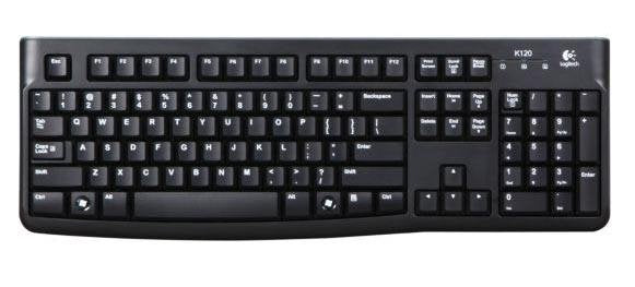 Logitech K120 Keyboard, Pan Nordic Brown Box From