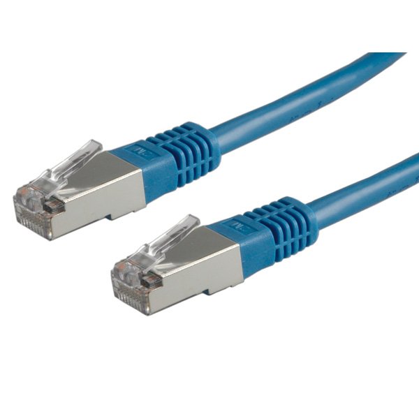 Roline Network Cable KAT.5E Class D S FTP Blue 1M