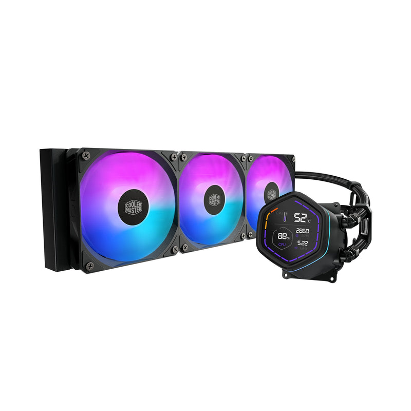 Cooler Master Refrigeracion Liquida CPU Masterliquid Core Nex Digital 360 ARGB Screen LED Digital 2,1 - Colour
