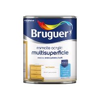 Bruguer Esmalte Acrylico Multisuperficie Satinado Black 0,250L 5160679 — image 1