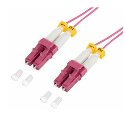 Logilink Super Slim OM4 Fiber Patch Cord Lc-lc Duplex, 1.0M — image 1