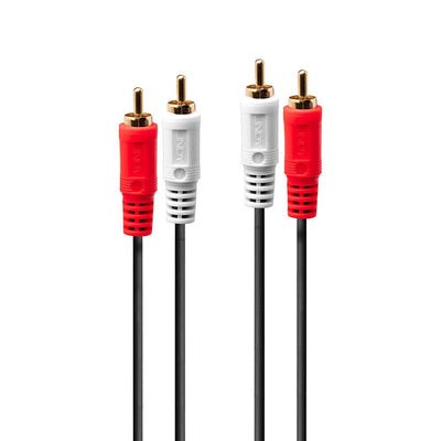 Lindy 35666 Cable Audio 20M 2 X Rca Black Red White — image 1