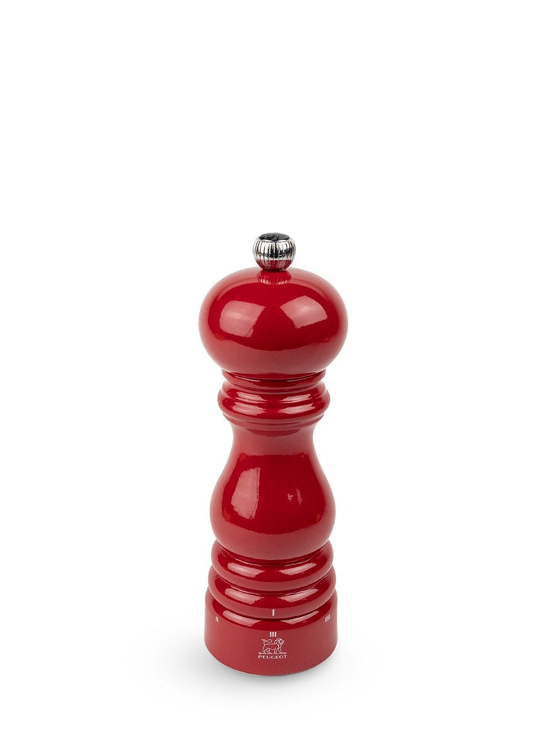 Peugeot Molino Pimienta Paris 18CM U'select Wood Lacada Red