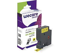 Armor Label Yellow Texto Black Dymo D1 45018 12MMX7M