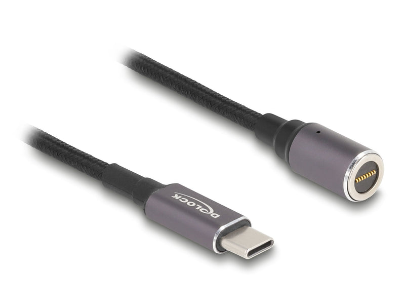 Delock 80781 Cable Charging Laptop USB Type-c™ Female a Connector Magnetic 8 Pines, 15CM.