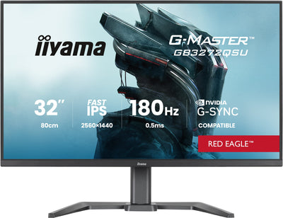 Iiyama G-master GB3272QSU-B1 Network Eagle, Monitor Gaming 80CM (31,5 Pulgadas), Black Matte Qhd, Ips, Hdmi, D — image 1
