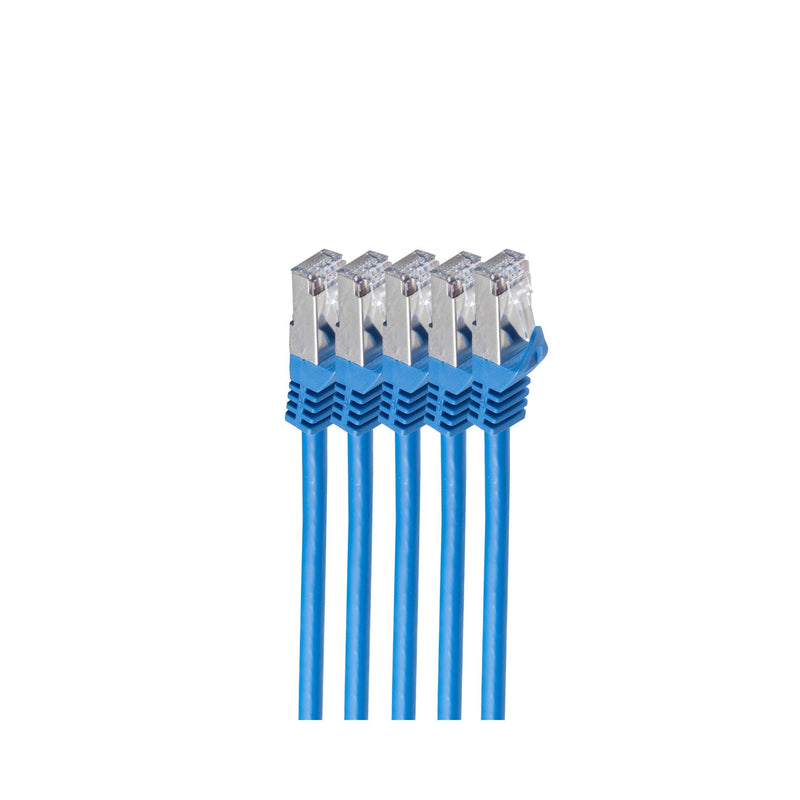 Shiverpeaks RJ45 Network Cable S FTP, CAT.7 VE5, 1M Blue