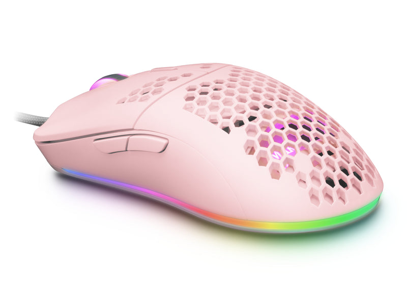 Mars Gaming Mmaxp Mouse Gaming 12400DPI Pink