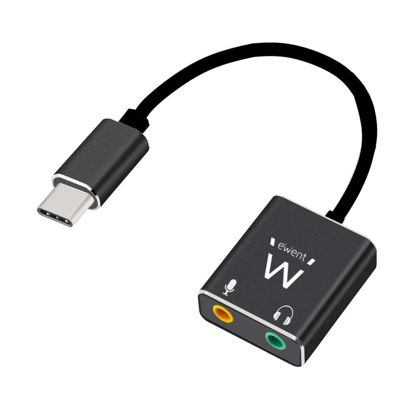 Ewent EC1645 Card Audio USB Ewent Card Sound USB Type-c With 2 Jack 3,5MM