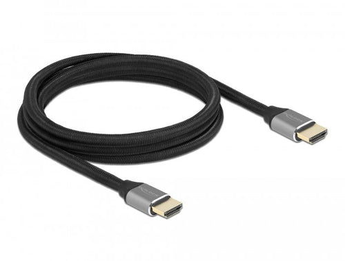 Delock Ultra High Speed HDMI Cable 48Gbps 8K 60 HZ Grey 2M Certificado — image 1