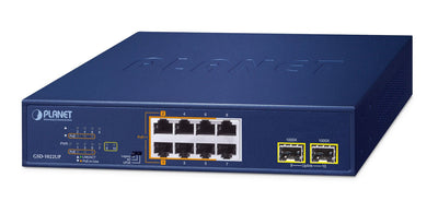 Planet 8-PORT PoE + Desktop Switch GSD-1022UP — image 1