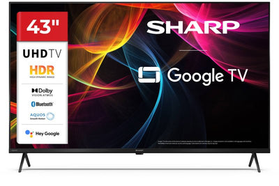 Sharp TV 43HL4265E 43 (108CM) 4K Ultra HD Google TV, Dolby Vision, Dolby Atmos — image 1