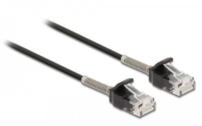 Delock Cable 87018 Network Black 2M CAT.6A U/UTP (UTP)