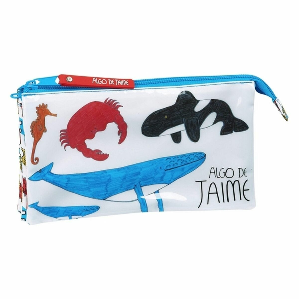 Holdall Algo de Jaime Ocean Multicolour (22 x 12 x 3 cm)