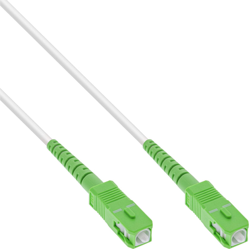 Inline Cable Símplex Fibre Optic , Ftth, Sc/Apc 8° a Sc/Apc 8°, 9/125 ?m, OS2, 30M