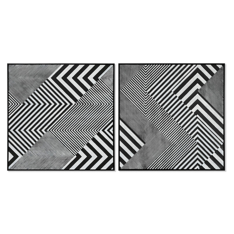 Canvas Home ESPRIT polystyrene Canvas 100 x 4 x 100 cm