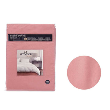 Bedding set Gift Decor Pink Double 3 Pieces