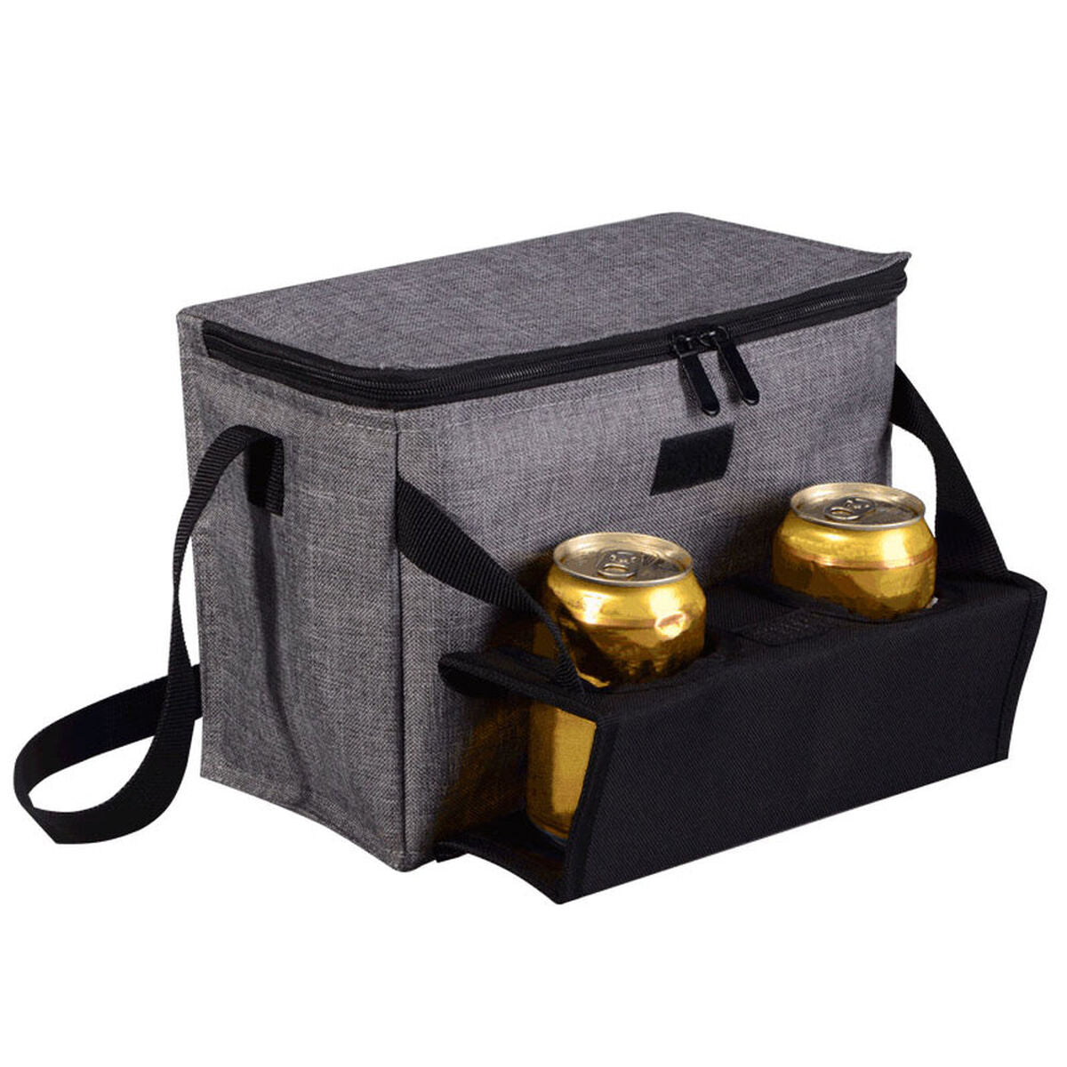 Portable Fridge Marbueno SUMMER 10159G Grey Polyester 20 x 28 x 14 cm