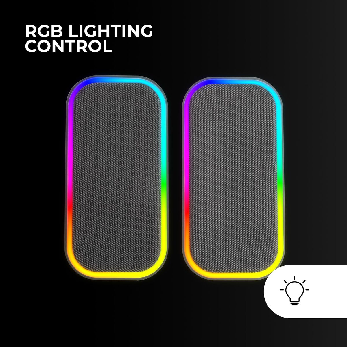 Mars Gaming Pc Speakers Mars Gaming Msom Black 20 W