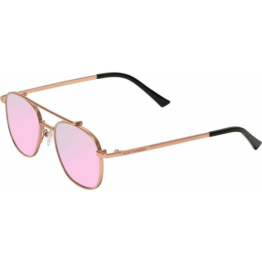 Northweek Unisex Sunglasses Northweek Falcon Golden Rose Gold Ø 42 Mm Pink