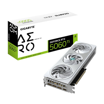 Gigabyte Graphics Card NVIDIA GeForce Rtx 5060 Ti 16GB GDDR7 128 Bit PCIE 5.0 16X GPU 2647MHZ Triple Slot Fans — image 1