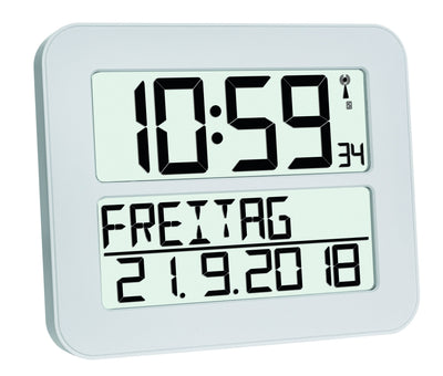 Tfa Dostmann 60.4512.54 Funk Watch Wall 258MM X 212MM X 30MM Silver — image 1