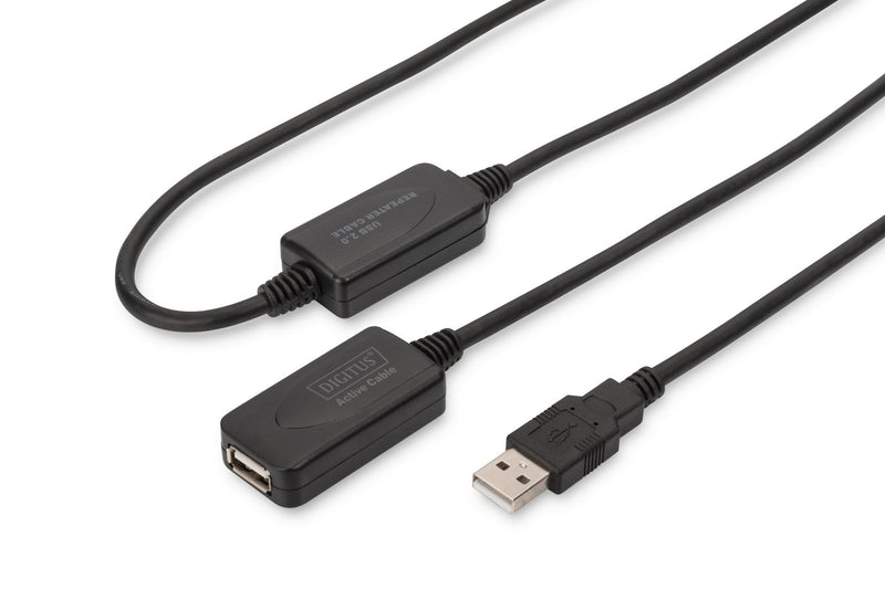 Digitus USB 2.0 Repeater USB Cable 20M USB a Black