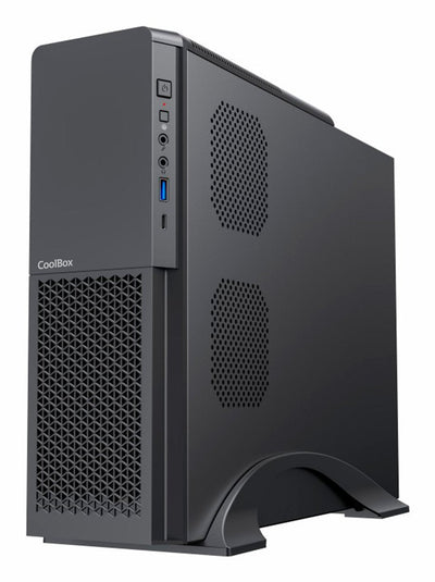 Coolbox PC Case microATX Slim T313 USB C Power Supply Sfx 300W Bronze Incluida — image 1
