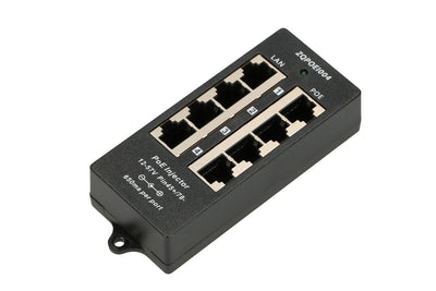 Extralink PoE Injector 4 Port In Black Case — image 1