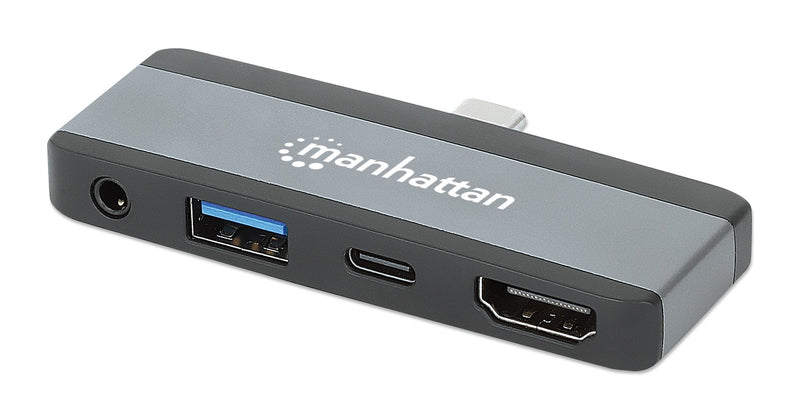 Manhattan USB-C Pd a HDMI 4-IN-1 Mobile Estación Acoplamiento