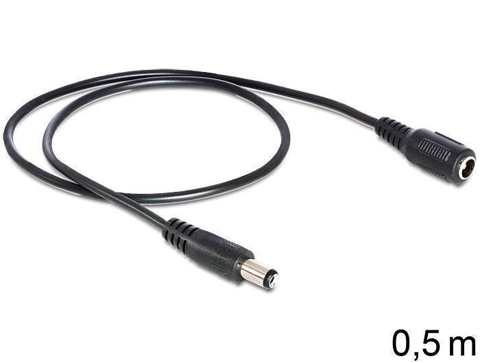 Delock 83290 Cable DC Extension 5.5 X 2.1MM Male Female